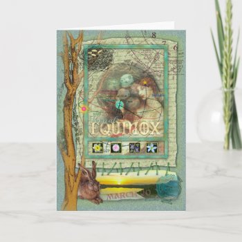 Vernal Equinox Card by ernestinegrin at Zazzle