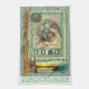 Vernal Equinox Kitchen Towel by ernestinegrin at Zazzle