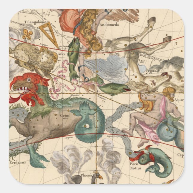 Vernal Equinox Square Sticker (Front)