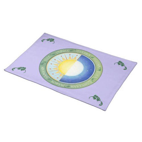 Vernal Equinox Wheel of the Year Altar Mat