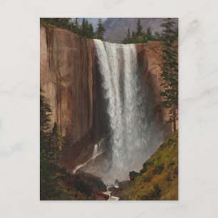 Vernal Fall by Albert Bierstadt Postcard