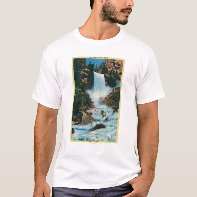 Vernal Falls at YosemiteYosemite, CA T-Shirt (Front)
