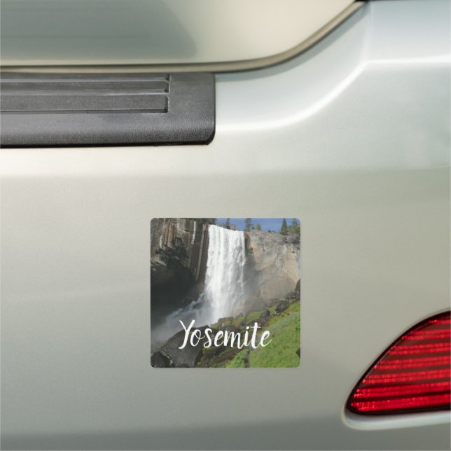 Vernal Falls I in Yosemite National Park Car Magnet (In Situ)