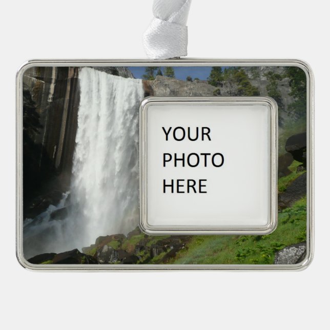 Vernal Falls I in Yosemite National Park Christmas Ornament (Front)