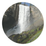 Vernal Falls I in Yosemite National Park Classic Round Sticker