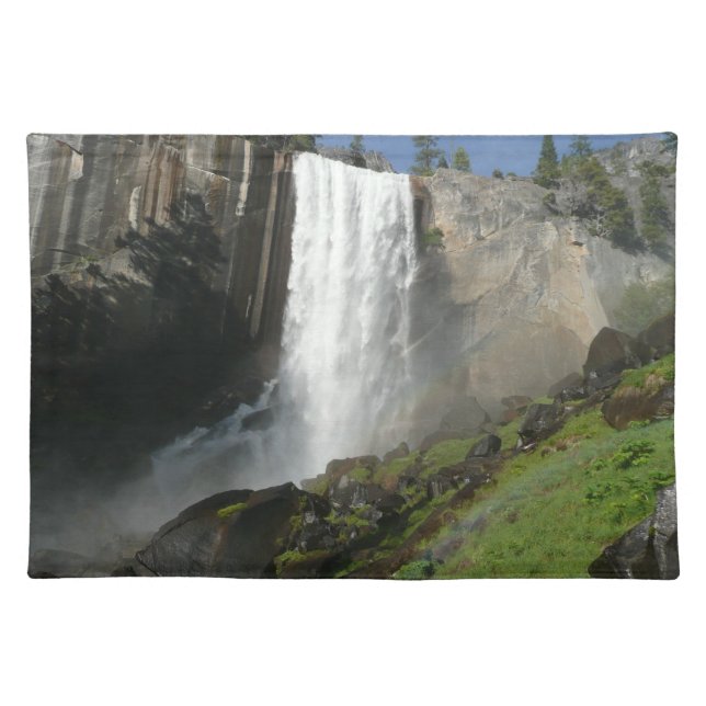 Vernal Falls I in Yosemite National Park Cloth Placemat (Front)