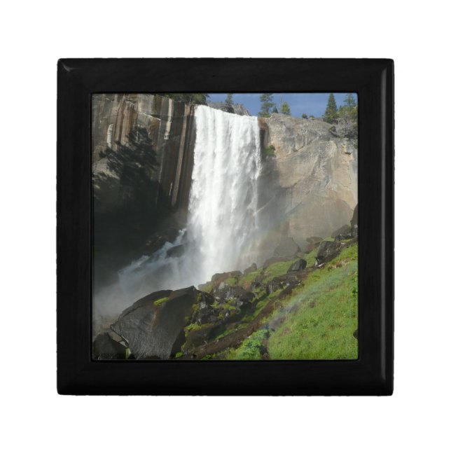 Vernal Falls I in Yosemite National Park Jewelry Box (Front)