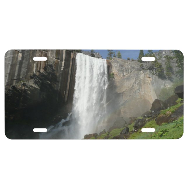Vernal Falls I in Yosemite National Park License Plate (Front)