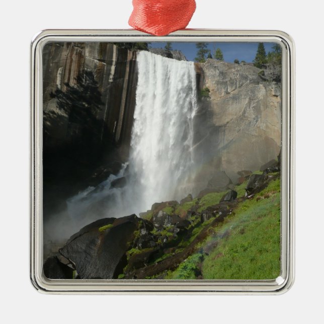 Vernal Falls I in Yosemite National Park Metal Ornament (Front)