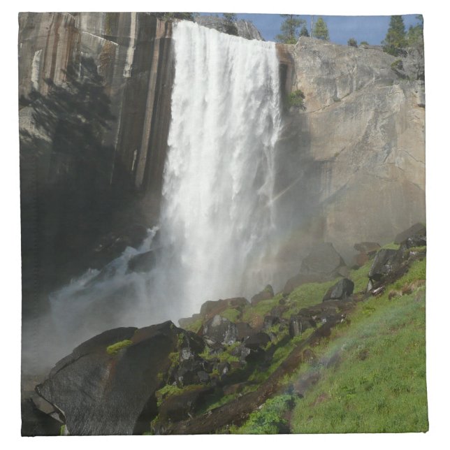 Vernal Falls I in Yosemite National Park Napkin (Front)