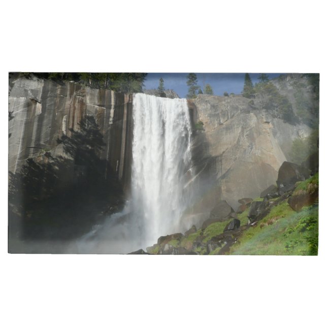 Vernal Falls I in Yosemite National Park Place Card Holder (Front)