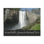 Vernal Falls I in Yosemite National Park Postcard