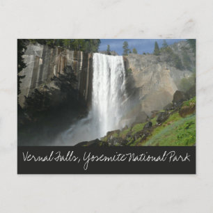 Vernal Falls I in Yosemite National Park Postcard