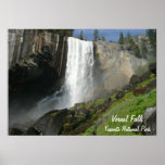 Vernal Falls I in Yosemite National Park Poster