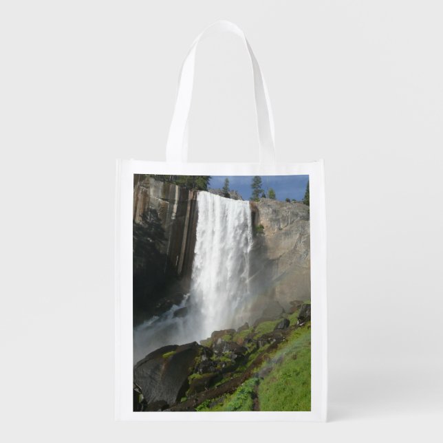 Vernal Falls I in Yosemite National Park Reusable Grocery Bag (Front)