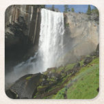 Vernal Falls I in Yosemite National Park Square Paper Coaster