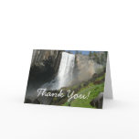 Vernal Falls I in Yosemite National Park Thank You Card