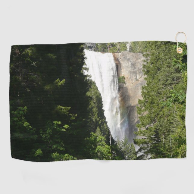 Vernal Falls II Golf Towel (Horizontal)