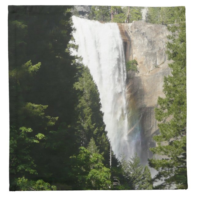 Vernal Falls II in Yosemite National Park Cloth Napkin (Front)