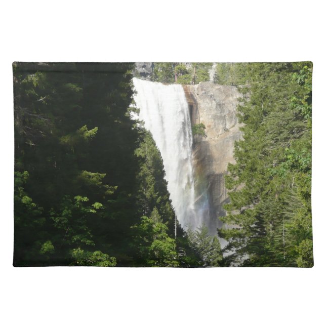 Vernal Falls II in Yosemite National Park Cloth Placemat (Front)