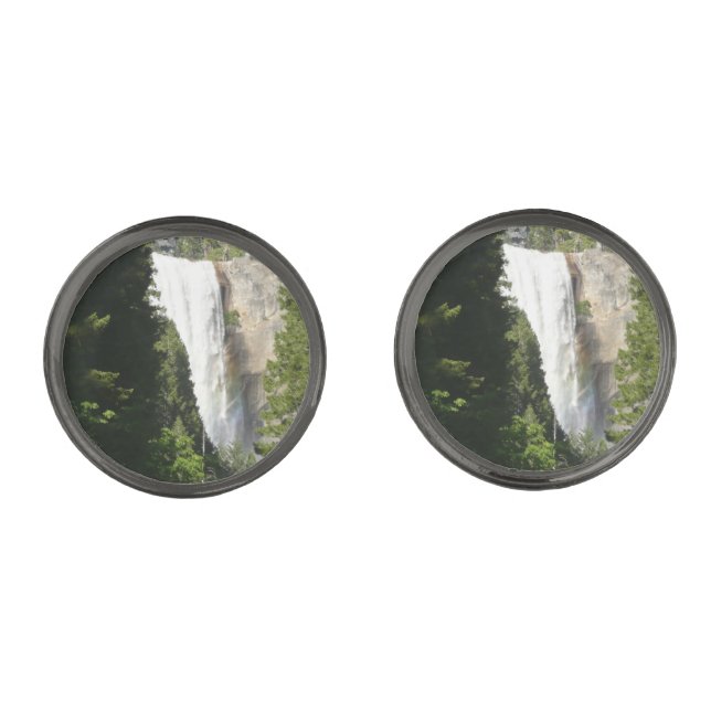 Vernal Falls II in Yosemite National Park Cufflinks (Front)