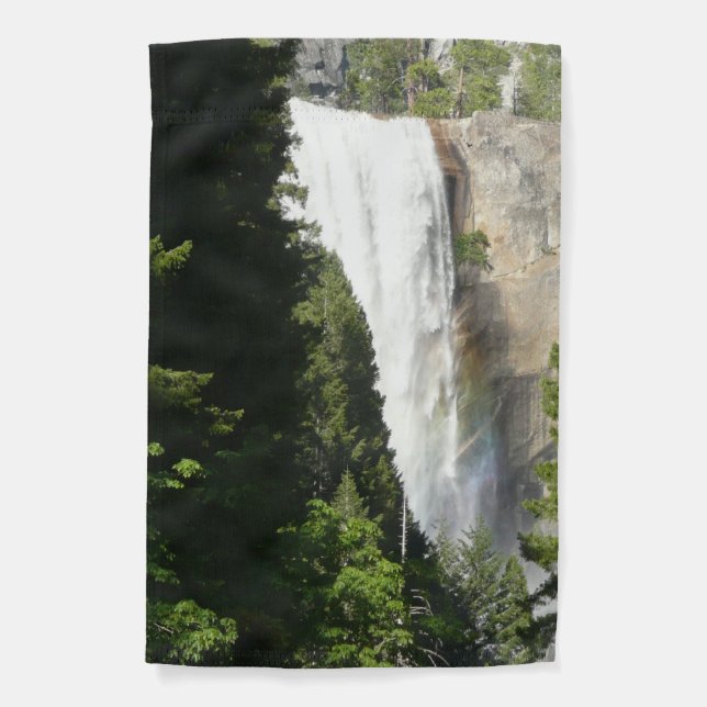 Vernal Falls II in Yosemite National Park Garden Flag (Front)