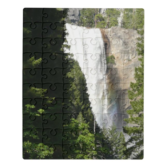 Vernal Falls II in Yosemite National Park Jigsaw Puzzle (Puzzle Vertical)
