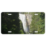 Vernal Falls II in Yosemite National Park License Plate