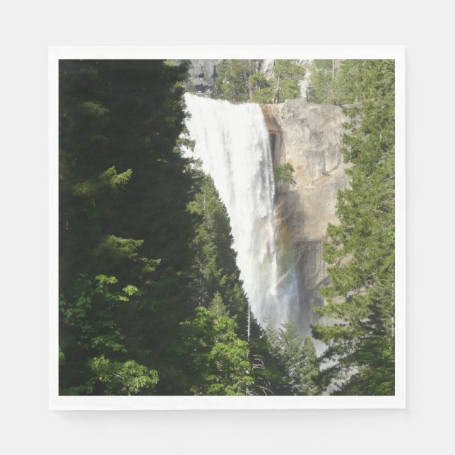 Vernal Falls II in Yosemite National Park Paper Napkins (Front)