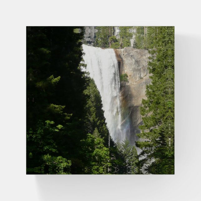 Vernal Falls II in Yosemite National Park Paperweight (Front)