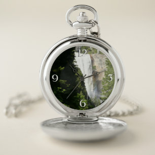 Vernal Falls II in Yosemite National Park Pocket Watch