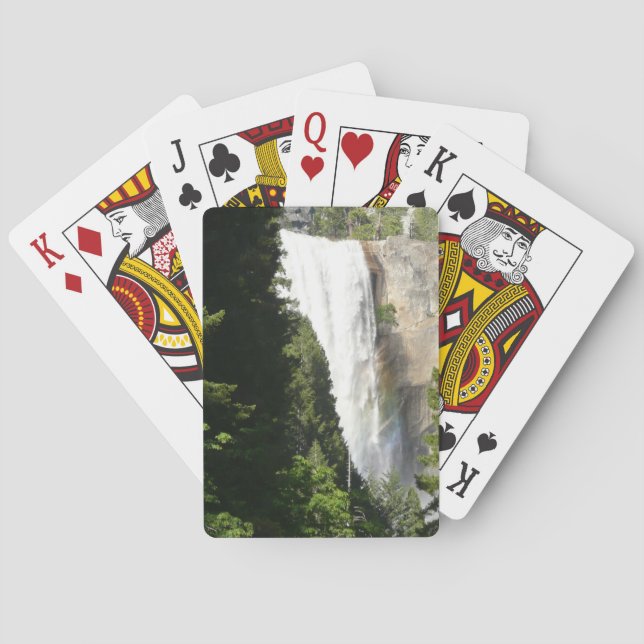 Vernal Falls II in Yosemite National Park Poker Cards (Back)
