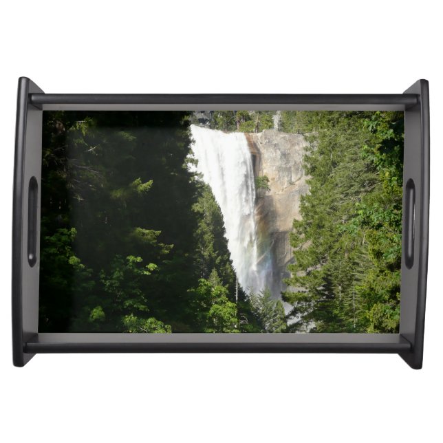 Vernal Falls II in Yosemite National Park Serving Tray (Front)