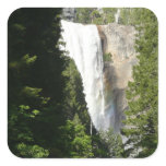 Vernal Falls II in Yosemite National Park Square Sticker