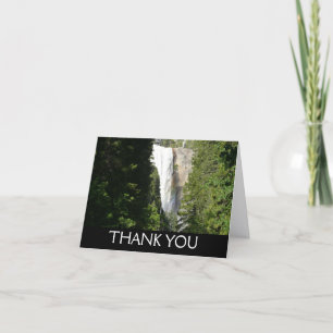 Vernal Falls II in Yosemite National Park Thank You Card