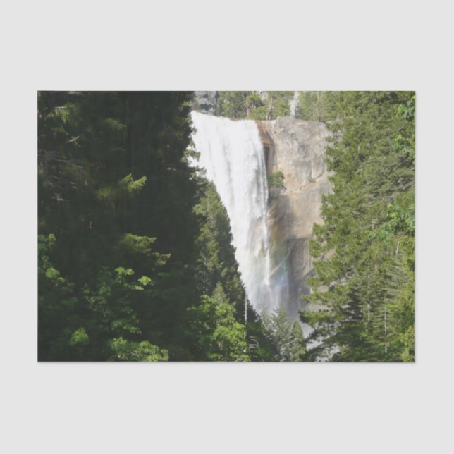 Vernal Falls II in Yosemite National Park Tissue Paper (Front)