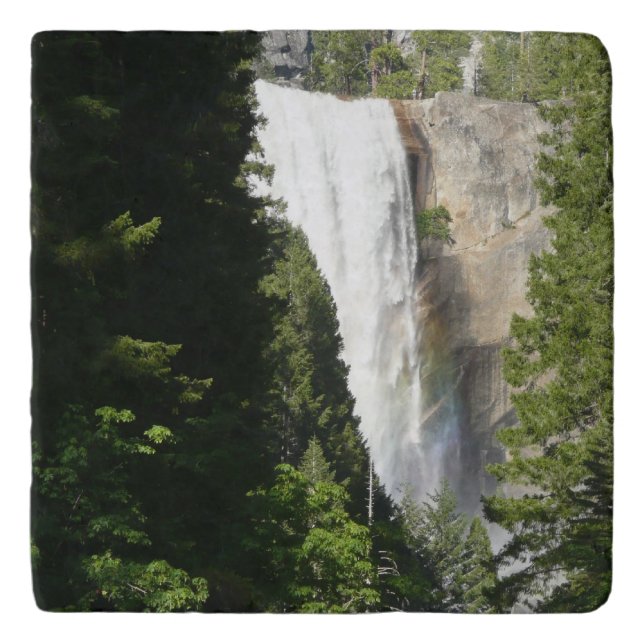 Vernal Falls II in Yosemite National Park Trivet (Front)
