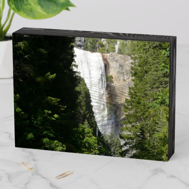 Vernal Falls II in Yosemite National Park Wooden Box Sign (In Situ Horizontal)
