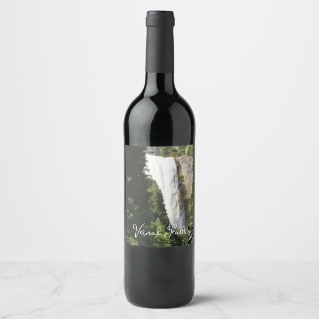 Vernal Falls II Wine Label (Front)