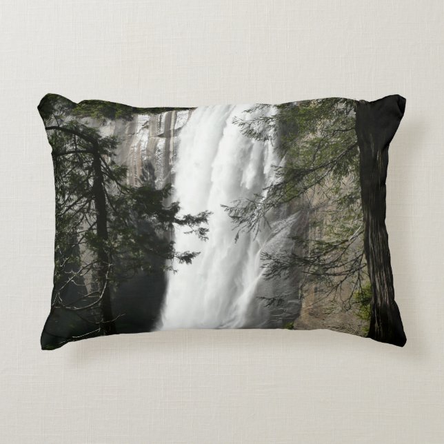 Vernal Falls III at Yosemite National Park Accent Pillow (Front)