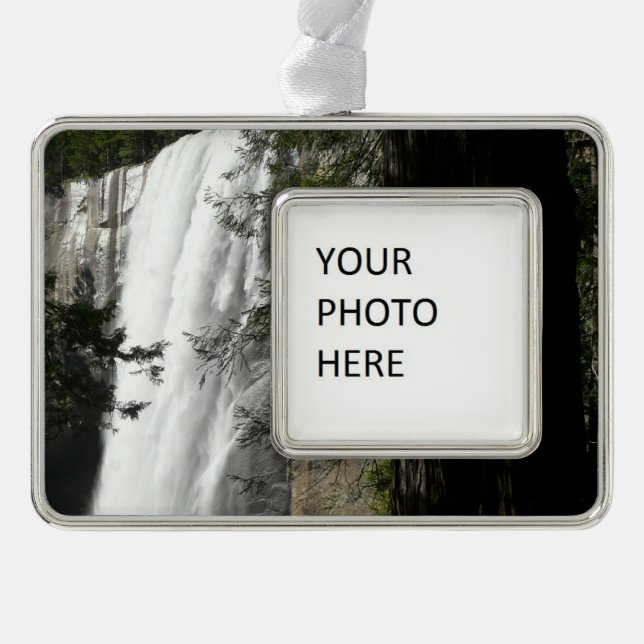 Vernal Falls III at Yosemite National Park Christmas Ornament (Front)