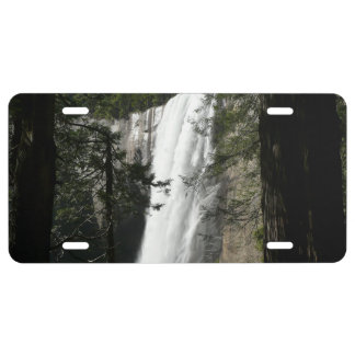 Vernal Falls III at Yosemite National Park License Plate