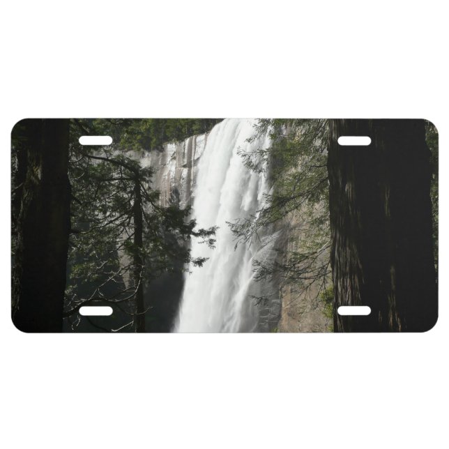 Vernal Falls III at Yosemite National Park License Plate (Front)
