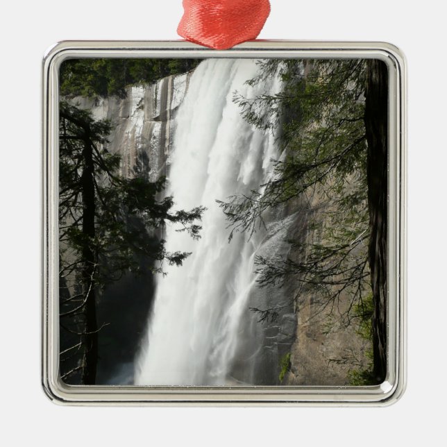 Vernal Falls III at Yosemite National Park Metal Ornament (Front)