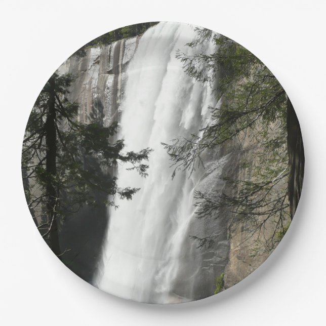 Vernal Falls III at Yosemite National Park Paper Plates (Front)