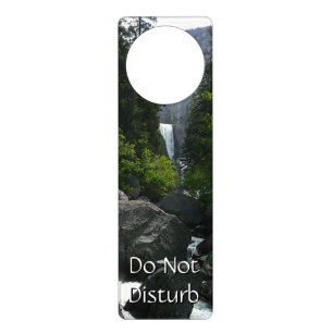 Vernal Falls in the Distance at Yosemite Door Hanger