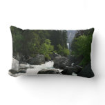Vernal Falls in the Distance at Yosemite Lumbar Pillow
