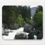 Vernal Falls in the Distance at Yosemite Mouse Pad