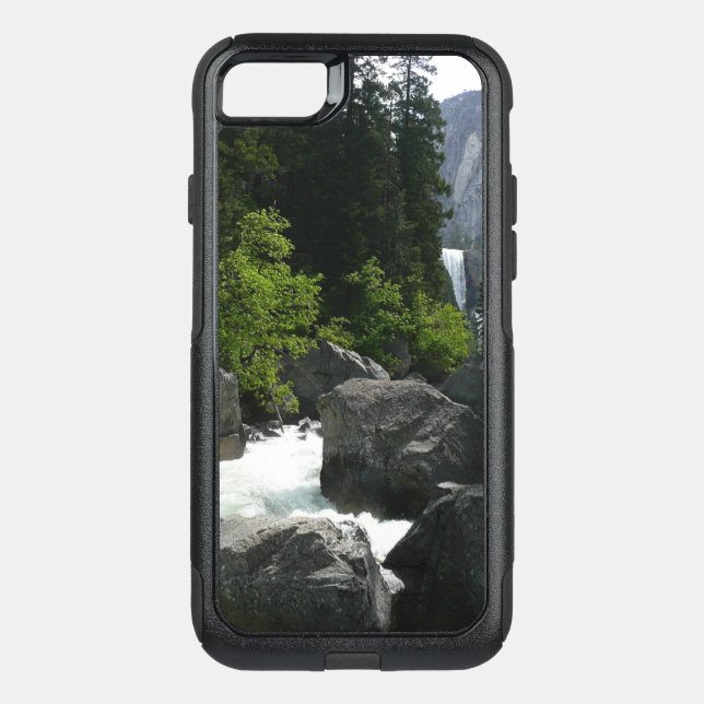 Vernal Falls in the Distance at Yosemite Otterbox iPhone Case (Back)