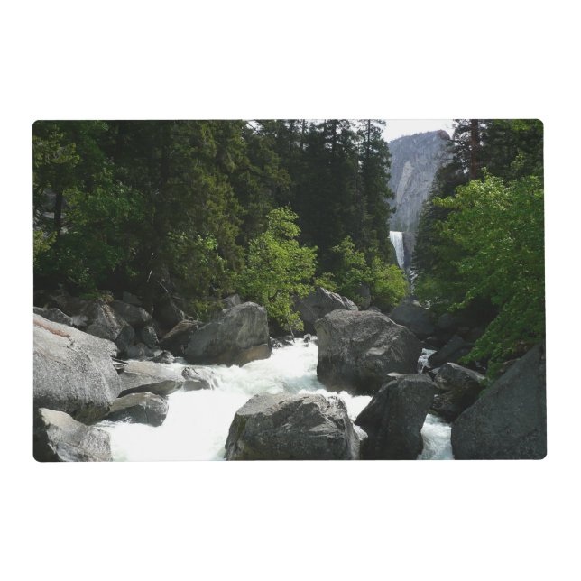 Vernal Falls in the Distance at Yosemite Placemat (Front)
